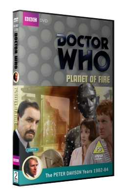 My photo-montage cover for Planet of Fire - photos (c) BBC
