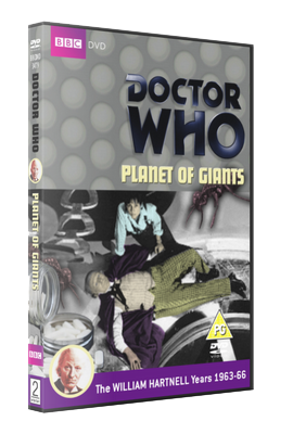 My photo-montage cover for Planet of Giants - photos (c) BBC