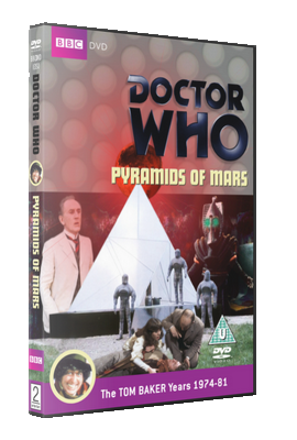 My photo-montage cover for Pyramids of Mars - photos (c) BBC