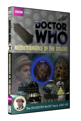 My photo-montage cover for Remembrance of the Daleks: Special Edition - photos (c) BBC