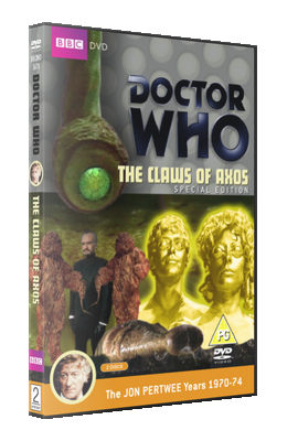 My photo-montage cover for The Claws of Axos: Special Edition - photos (c) BBC