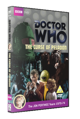My photo-montage cover for The Curse of Peladon - photos (c) BBC