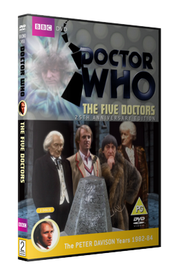 My photo-montage cover for The Five Doctors: 25th Anniversary Edition - photos (c) BBC