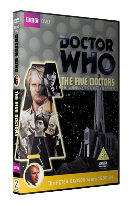 My artwork cover for The Five Doctors: 25th Anniversary Edition