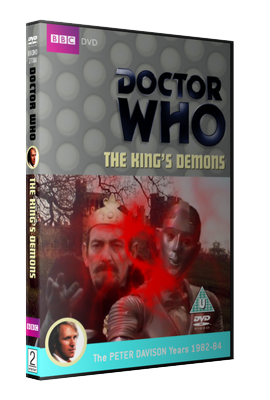 My photo-montage cover for The King's Demons - photos (c) BBC