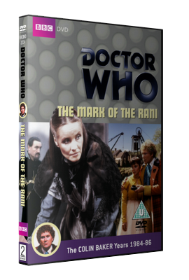 My photo-montage cover for The Mark of the Rani - photos (c) BBC