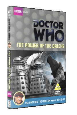 My photo-montage cover for The Power of the Daleks - photos (c) BBC