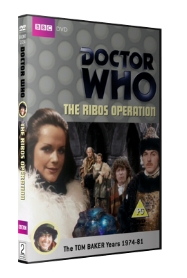 My photo-montage cover for The Ribos Operation - photos (c) BBC