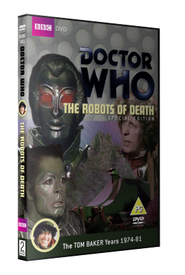 My photo-montage cover for The Robots of Death: Special Edition - photos (c) BBC