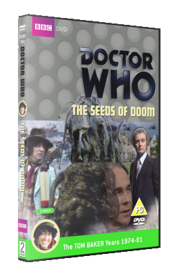My photo-montage cover for The Seeds of Doom - photos (c) BBC