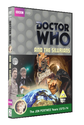My photo-montage cover for The Silurians - photos (c) BBC