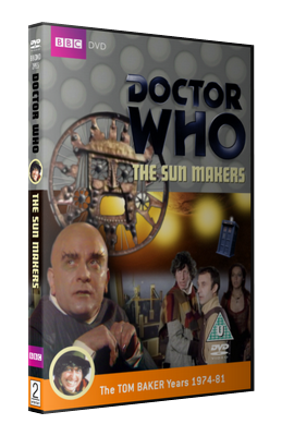 My photo-montage cover for The Sun Makers - photos (c) BBC