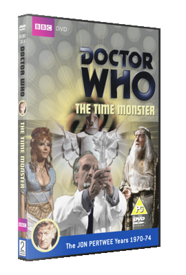 My photo-montage cover for The Time Monster - photos (c) BBC