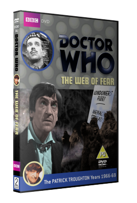 My photo-montage cover for The Web of Fear - photos (c) BBC