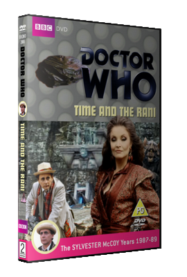 My photo-montage cover for Time and the Rani - photos (c) BBC