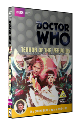 My artwork cover for The Trial of a Time Lord 9-12 - Terror of the Vervoids