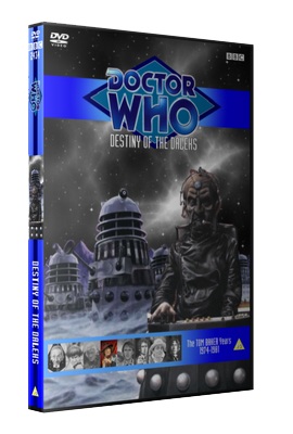 My original style artwork cover for Destiny of the Daleks