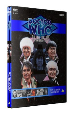 My original style artwork cover for The Five Doctors: Special Edition