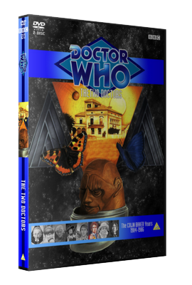My original style artwork cover for The Two Doctors