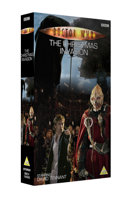 My cover for The Christmas Invasion with as-broadcast Eccleston logo