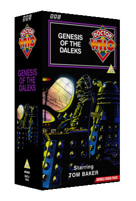My original cover for Genesis of the Daleks double pack