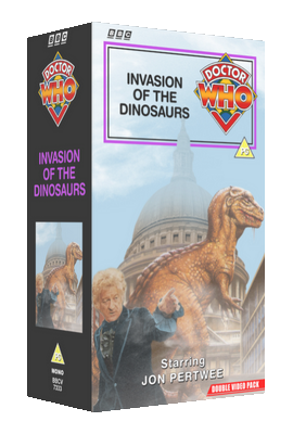 My alternative cover for Invasion of the Dinosaurs