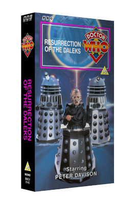 My original cover for Resurrection of the Daleks