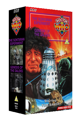 My alternative cover for The Sontaran Experiment & Genesis of the Daleks double pack