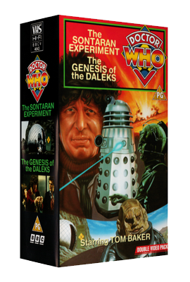 The Sontaran Experiment & Genesis of the Daleks - BBC Official double pack cover
