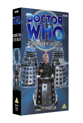 My original cover for Resurrection of the Daleks