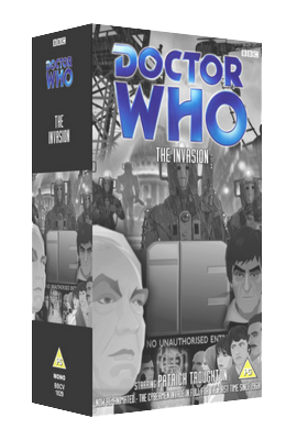 My VHS cover for The Invasion as animated for DVD release by Cosgrove Hall