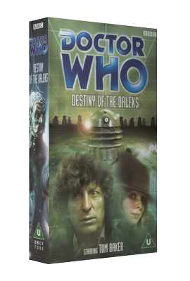 Destiny of the Daleks - Official BBC single pack cover from The Davros Collection set
