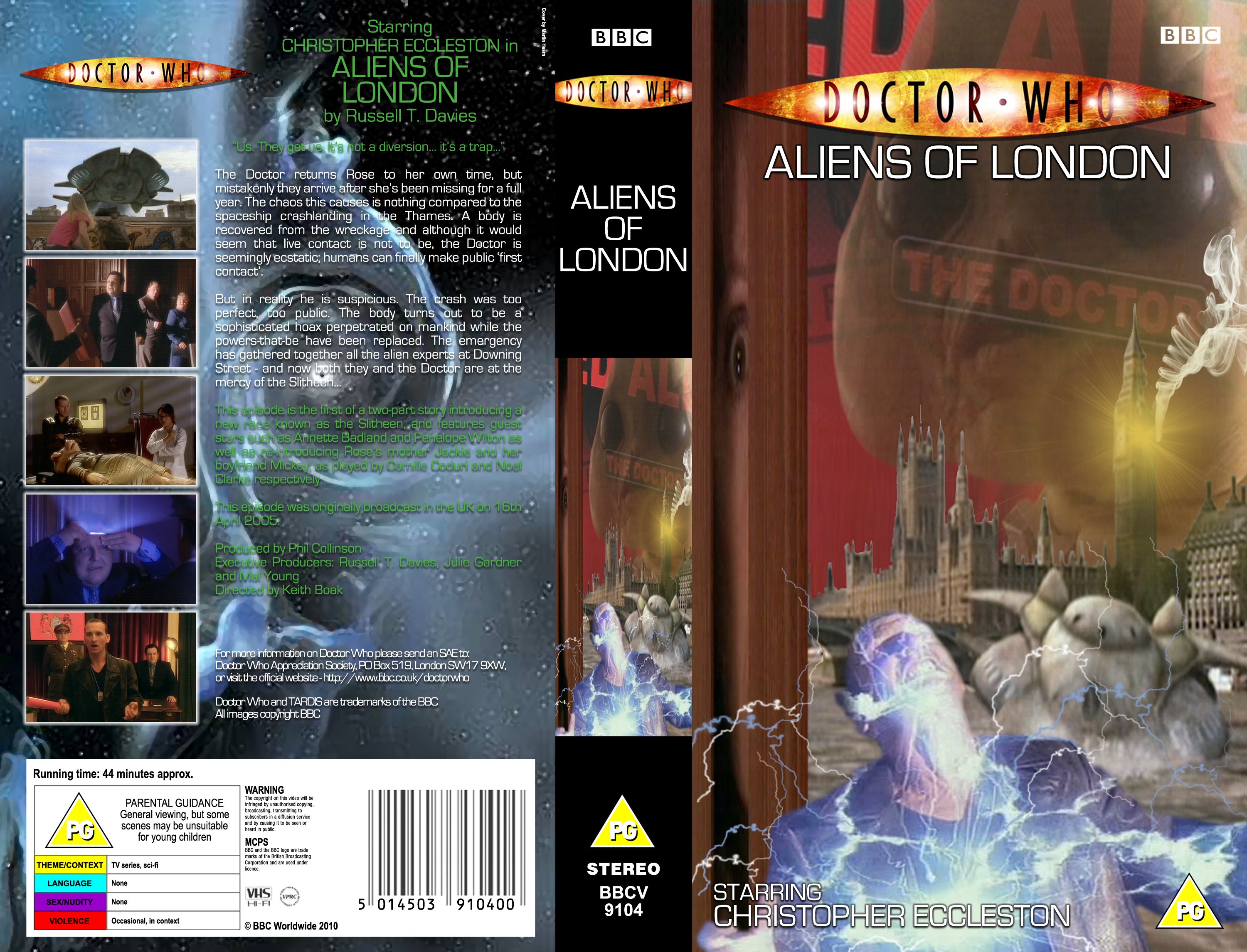 Aliens of London covers