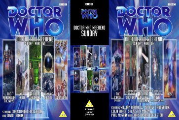 My double pack cover for Doctor Who Weekend - Sunday