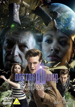 DVD cover for Dinosaurs on a Spaceship