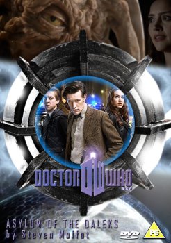 Alternative style DVD cover for Asylum of the Daleks