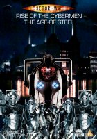 My combined cover for Rise of the Cybermen and The Age of Steel