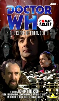 My cover for The Curse of Fatal Death with Comic Relief Who logo