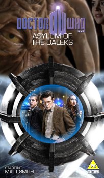 VHS cover for Asylum of the Daleks