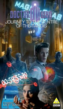 VHS cover for Journey to the Centre of The TARDIS