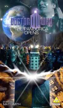 VHS cover for The Pandorica Opens