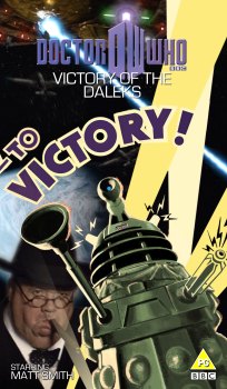 VHS cover for Victory of the Daleks