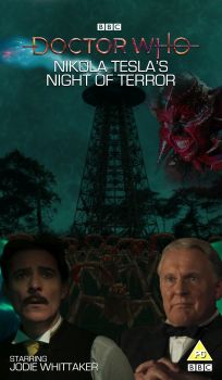 VHS cover for Nikola Tesla's Night of Terror