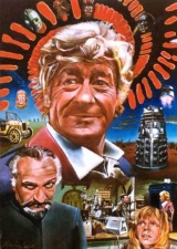 Kevin's Jon Pertwee artwork now available as a postcard - click here to go to Kevin's site!