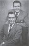 Ernie Wise and Eric Morecambe in a publicity pose from 1955 - around the time they guested on Clitheroe's first radio success, Call Boy