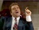 Geoffrey Hughes on screen for a change as Norman's agent in Imagine