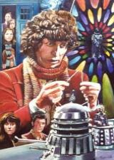 'Have I the right?' Kevin Parrish's lovely rendering of Tom Baker's Doctor surrounded by friends and foes