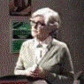 Shop owner, Mrs. Patterson ( Daphne Oxenford )