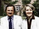 Peter Bowles & Penelope Keith on location