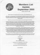 PPS List September 2005